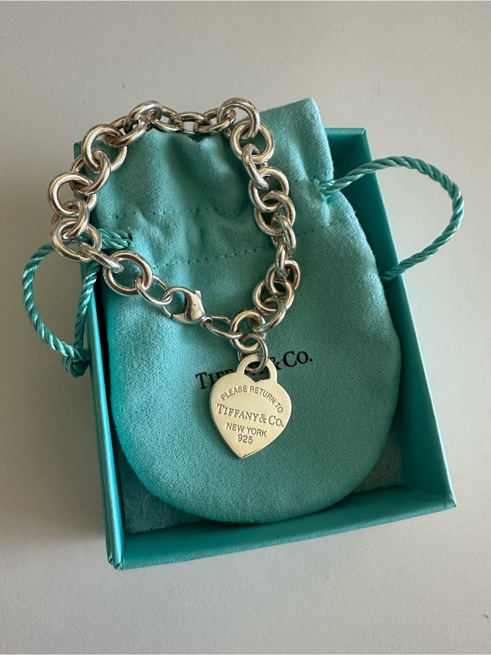 Tiffany & Co. Return to Tiffany Heart Tag Sterling Silver Bracelet